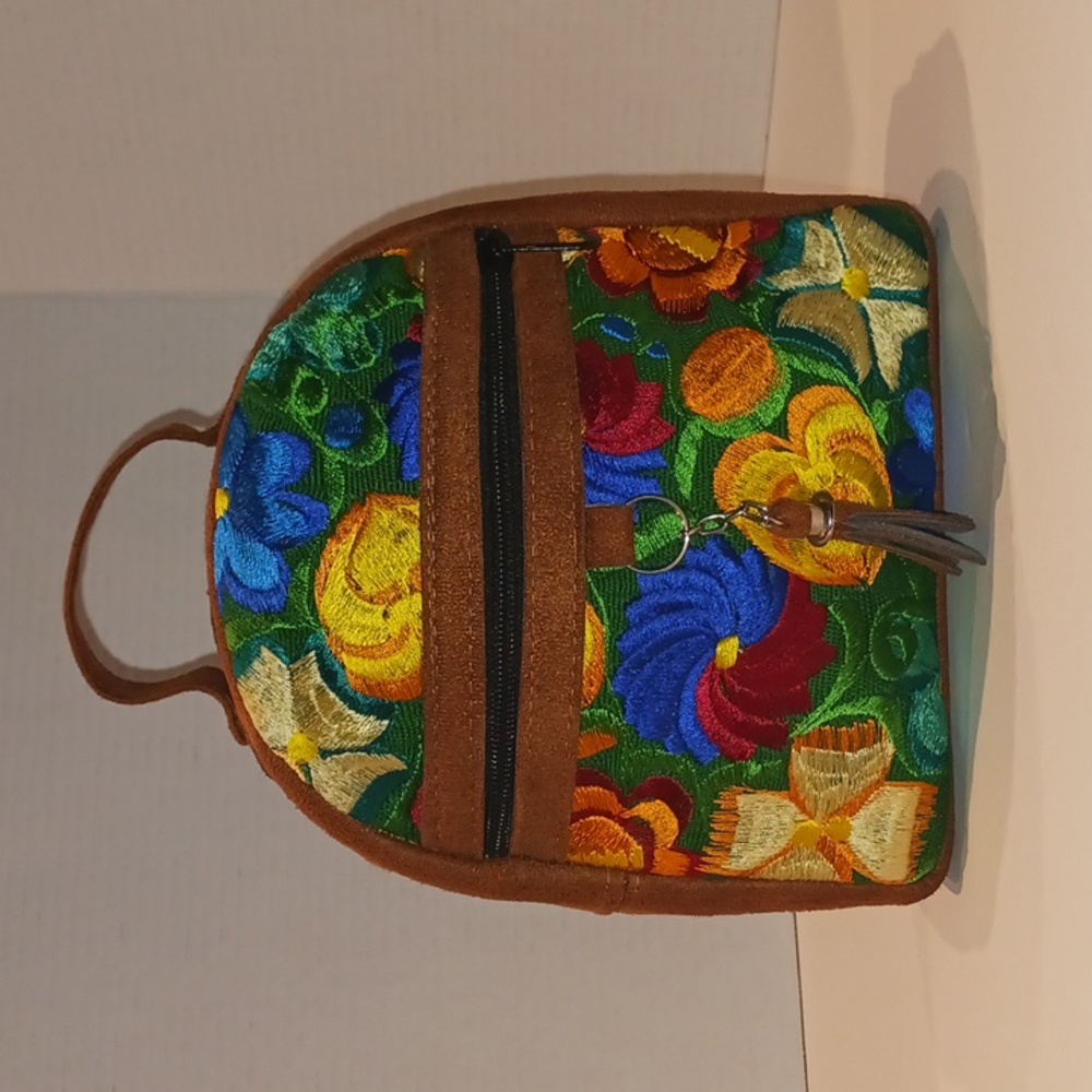 NWOT Handmade - Floral Backpack!